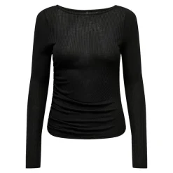 Haut manches longues transparent à plis henriette bayberry Femme ONLY