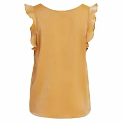 Haut sm jaune 14067188 Femme VILA