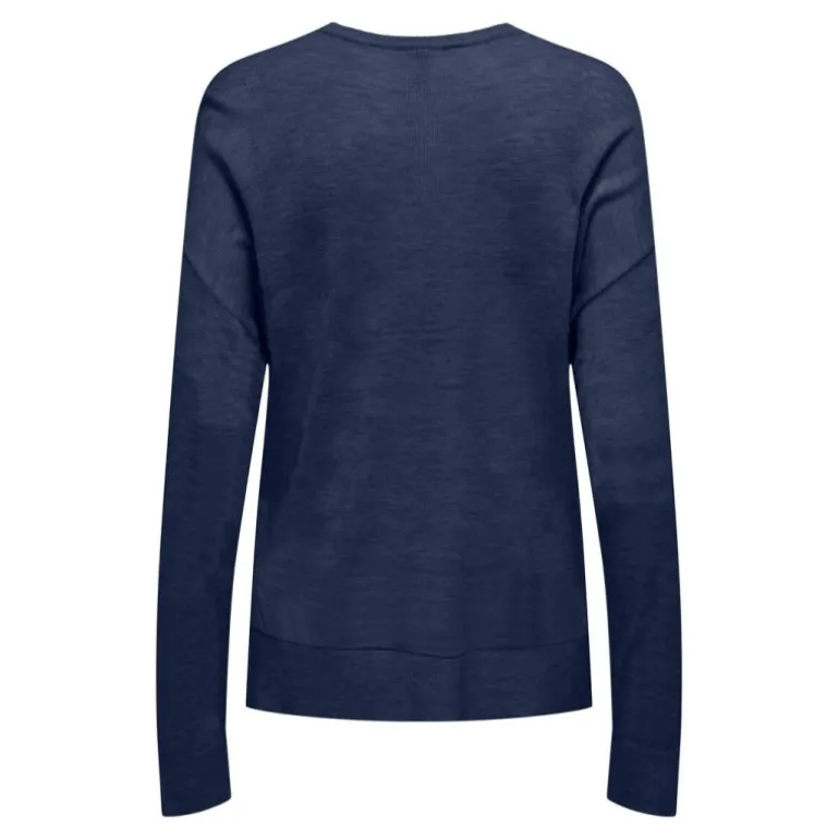 Haut vienna manches longues en maille col V Femme ONLY