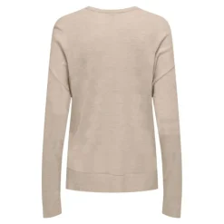 Haut vienna manches longues en maille col V Femme ONLY