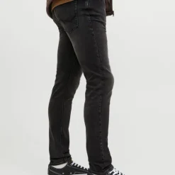 Jean à boutons black denim glenn taille basse Homme JACK & JONES