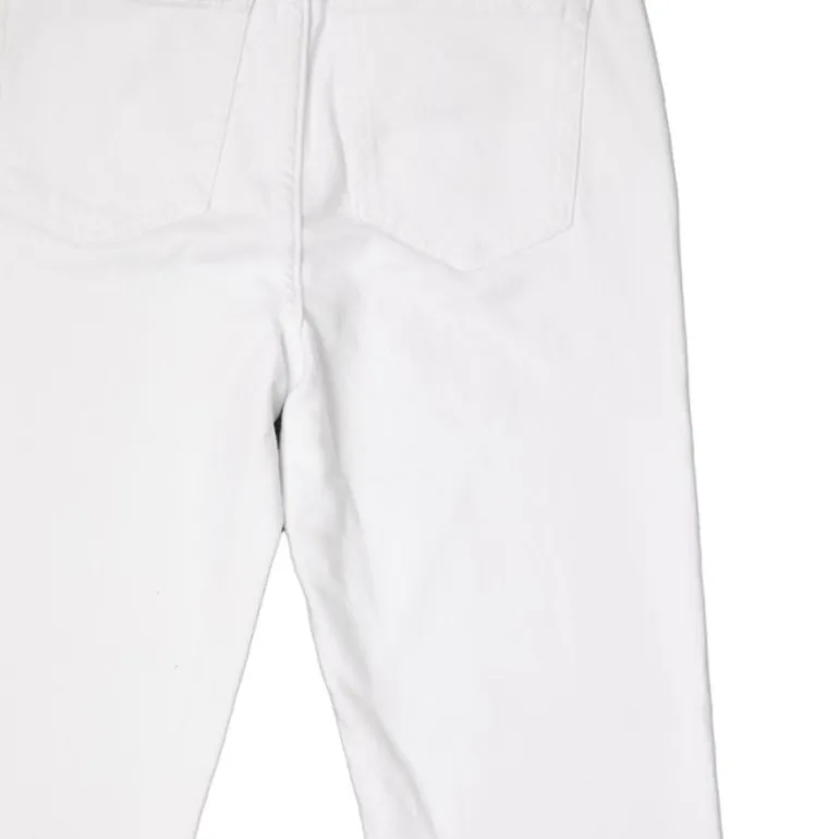 Jean blanc denim emel taille haute Femme ONLY