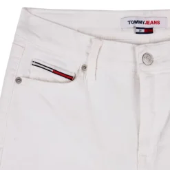 Jean blanc slim fit déchiré genou Femme TOMMY HILFIGER