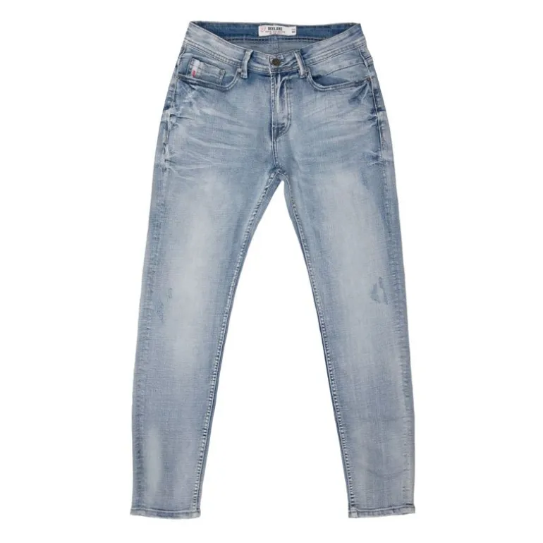 Jean bleu délavé slim Homme DEELUXE 74