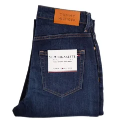 Jean brut slim cigarette taille haute Femme TOMMY HILFIGER