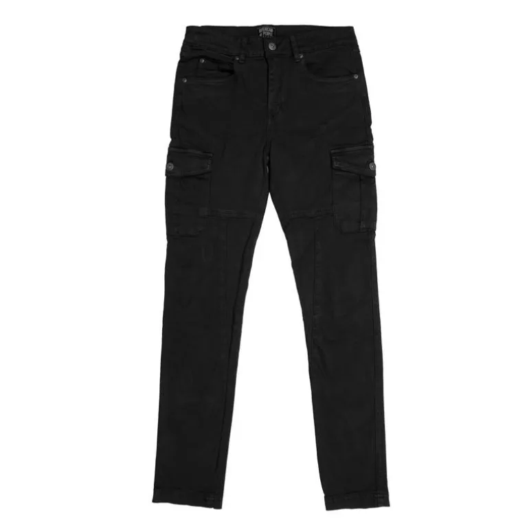 Jean cargo denim Denver slim Femme AMERICAN PEOPLE