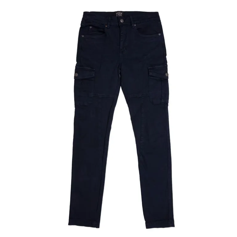 Jean cargo denim Denver slim Femme AMERICAN PEOPLE