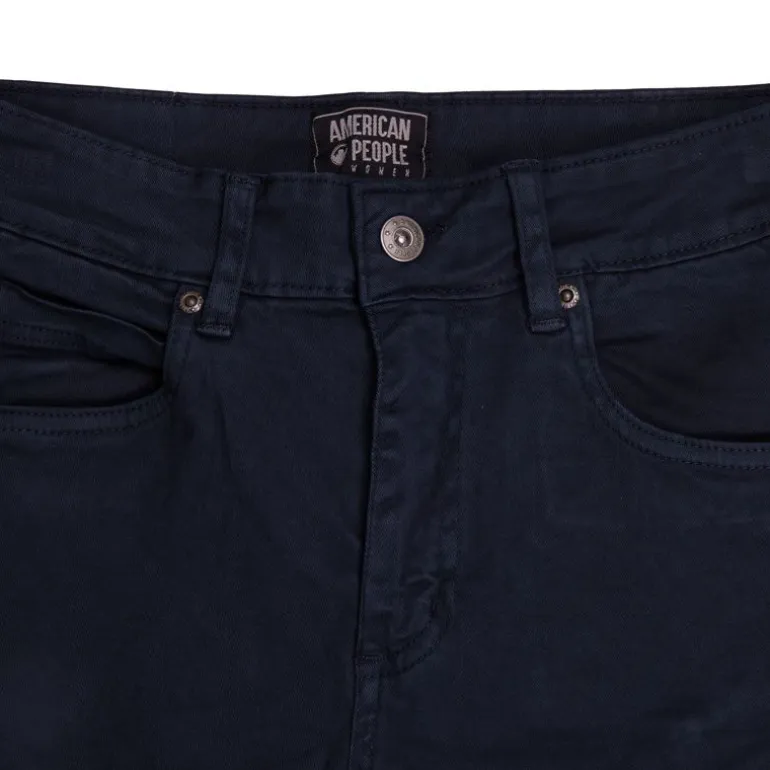 Jean cargo denim Denver slim Femme AMERICAN PEOPLE