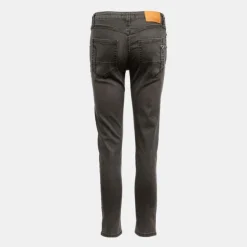 Jean denim slim à boutons effet déchiré Femme PLEASE