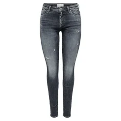 Jean délavé slim gris Femme ONLY