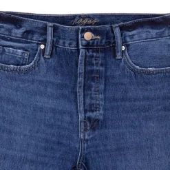 Jean droit bleu olivia coton bio Femme NAGEV