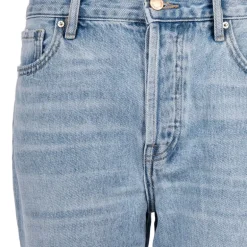 Jean droit bleu olivia coton bio Femme NAGEV