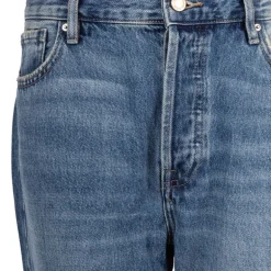 Jean droit bleu olivia coton bio Femme NAGEV