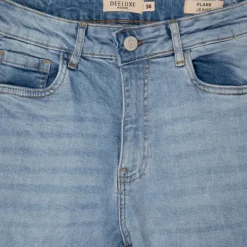 Jean flare light stone sienna effiloché Femme DEELUXE 74