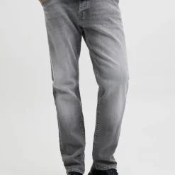 Jean fuselé mike black denim Homme JACK & JONES