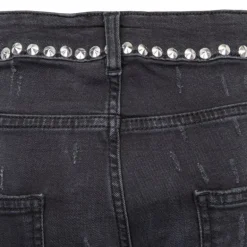 Jean gris à strass Femme THE NEW DESIGNERS