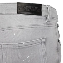 Jean gris clair taches de peinture Femme THE NEW DESIGNERS