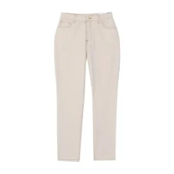Jean jose beige clair droit Femme LA PETITE ETOILE