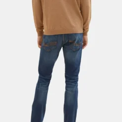 Jean slim Josh effet délavé bleu brut Homme TOM TAILOR