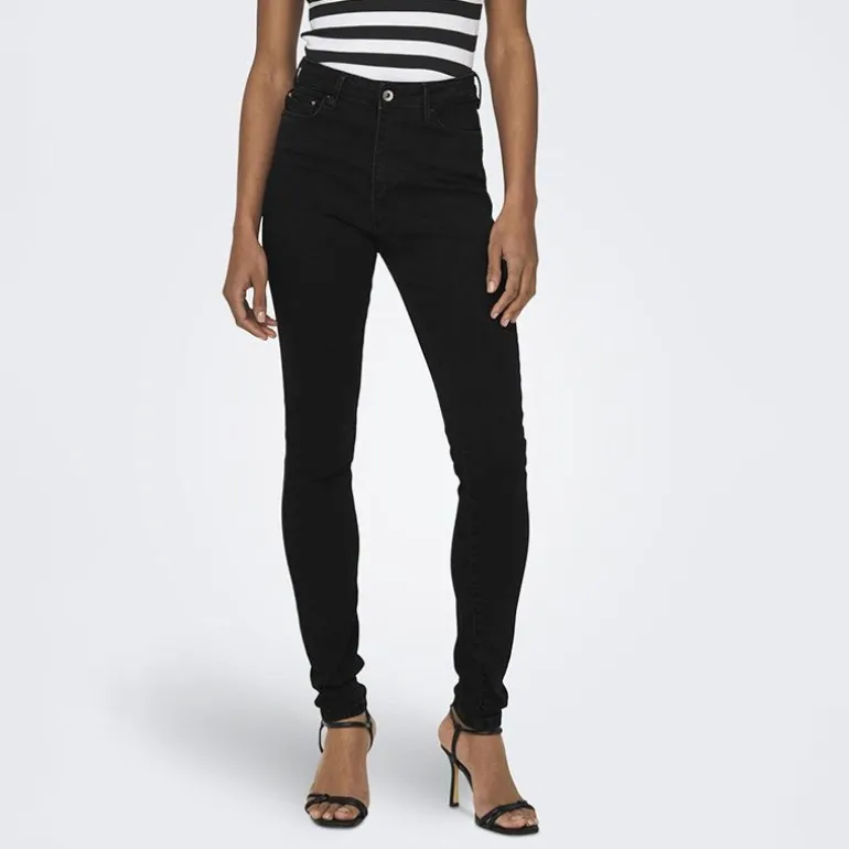 Jean slim noir Femme ONLY