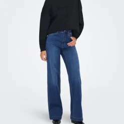 Jean taille haute coupe large madison royal Femme ONLY