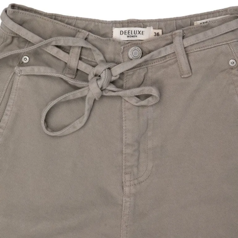 Jean tilleul dounia coton taupe Femme DEELUXE 74