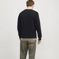 Jjskull rock sweat imprimé noir Homme JACK & JONES