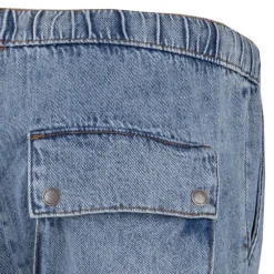 Jogging jean délavé cargo john en coton Homme BILL TORNADE