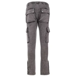 Jogging jean délavé cargo john en coton Homme BILL TORNADE