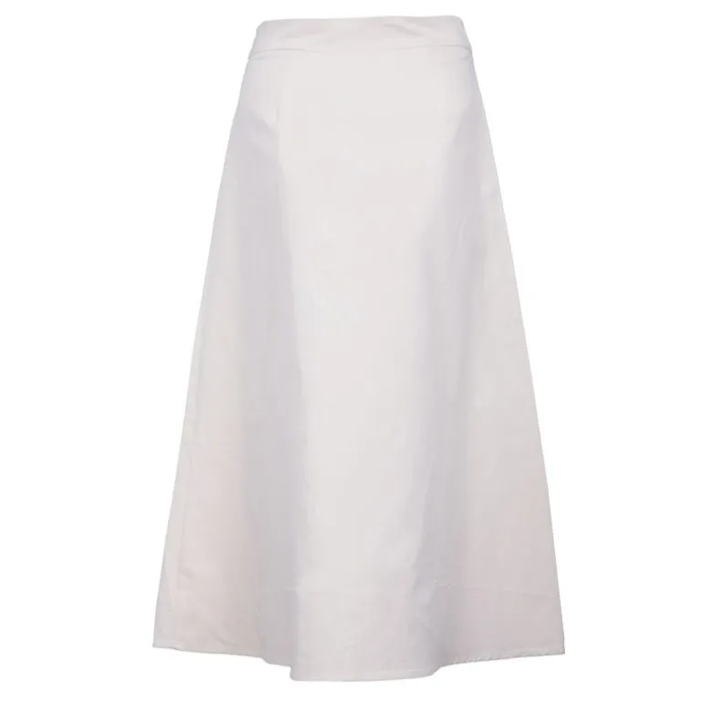 Jupe à boutons beige Jarel mi-longue Femme LA PETITE ETOILE