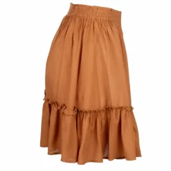 Jupe à pois à volants ave élastique Femme DEELUXE 74