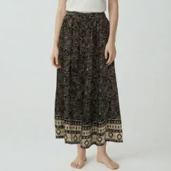 Jupe boutonnée imprimé fleurs avec motifs Femme LES TROPEZIENNES PAR M.BELARBI