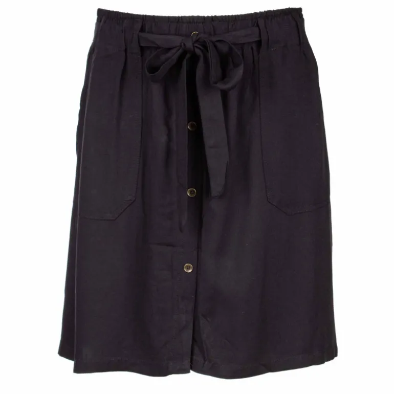Jupe courte boutonnée élastique Femme DEELUXE 74