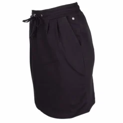 Jupe courte droite noire avec poches Femme DEELUXE 74