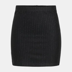 Jupe courte noir mary fils métalliques Femme JDY