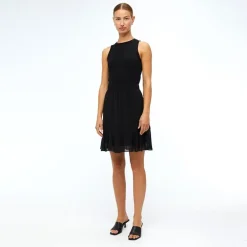 Jupe courte noire Mila à volants taille élastique Femme OBJECT