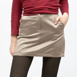 Jupe courte satinée de tailleur Femme IMPERIAL