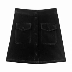 Jupe courte veveine caramel Femme LA PETITE ETOILE