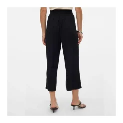 Jupe culotte noire taille élastique Femme VERO MODA