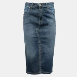 Jupe denim fourreau délavé Femme PLEASE