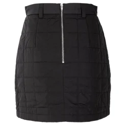 Jupe droite courte matelassée noire Femme CALVIN KLEIN