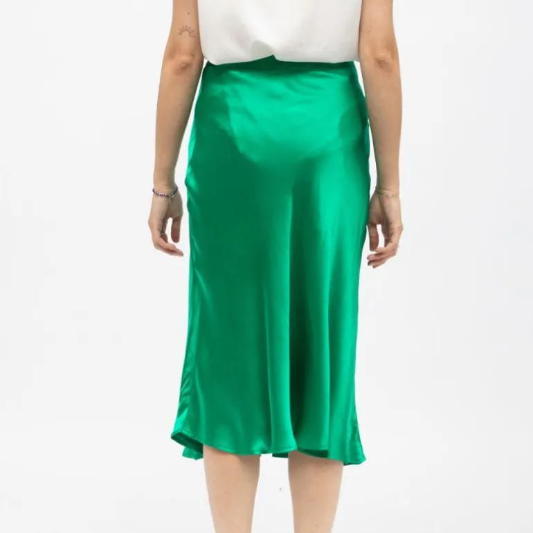 Jupe droite effet satiné jill Femme LA PETITE ETOILE