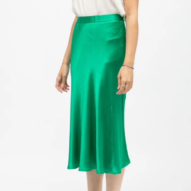 Jupe droite effet satiné jill Femme LA PETITE ETOILE