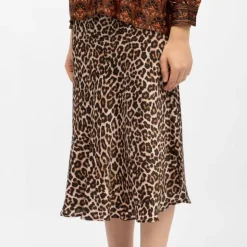 Jupe effet satinée imprimé léopard jess Femme LA PETITE ETOILE