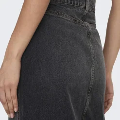 Jupe en jeans longue onlcilla en coton Femme ONLY