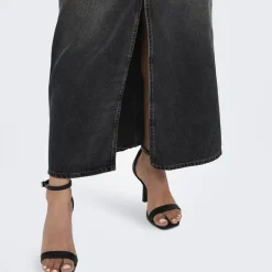 Jupe en jeans longue onlcilla en coton Femme ONLY
