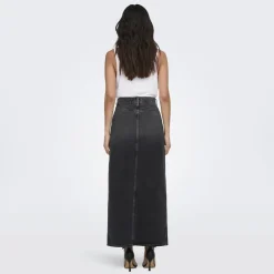 Jupe en jeans longue onlcilla en coton Femme ONLY