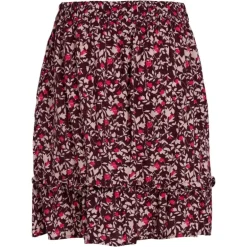 Jupe fluide courte imprimée floral Femme VILA