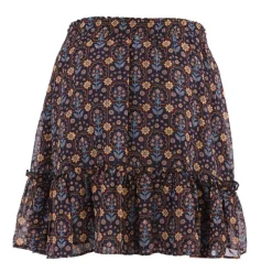 Jupe isalda bordeaux imprimée Femme DEELUXE 74