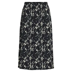 Jupe longue bleue imprimée Femme VILA